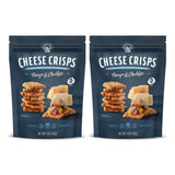 John Wm. Macy - Asiago & Cheddar Cheese Crisps - Hand Crafted, Non GMO, and Nothing Artificial - Made with Real Cheese - 11 oz. Bags - 2 Pack