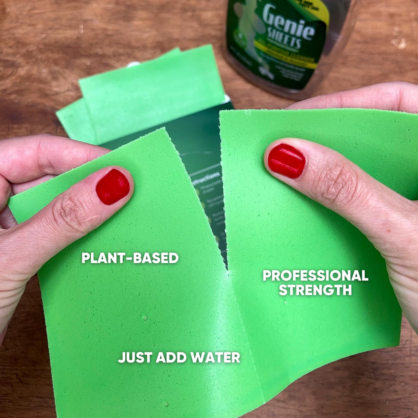 Genie Sheets All Purpose Cleaner | Concentrate Makes 6 24oz Refills | Professional-Strength | Just Add Water | Sustainable Eco-Friendly Plant-Based