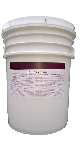 Patriot Chemical Sales 5 Gallon Pail Septic Tank Treatment Liquid Enzymes Grease Trap Cleaner Industrial Strength