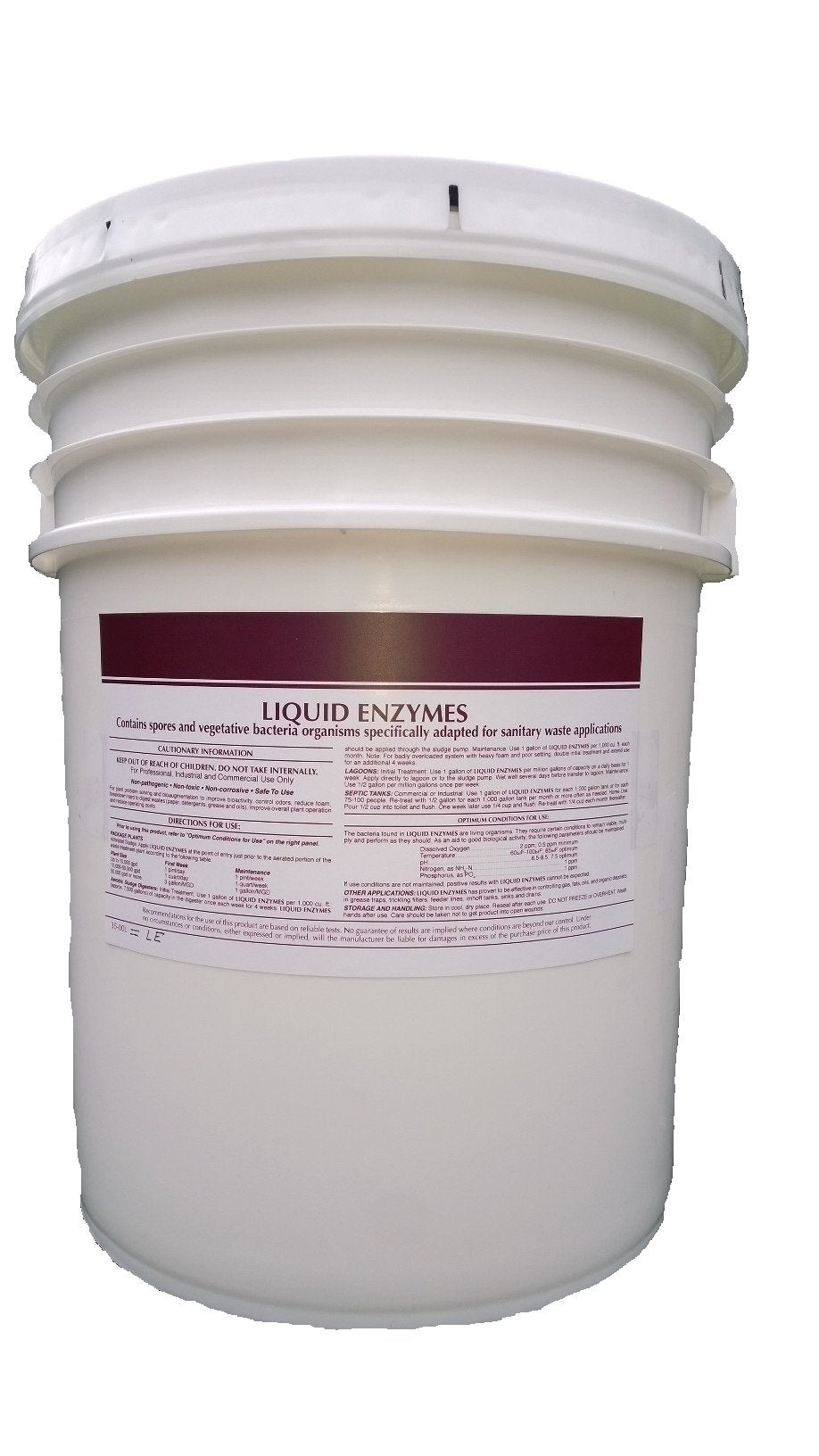 Patriot Chemical Sales 5 Gallon Pail Septic Tank Treatment Liquid Enzymes Grease Trap Cleaner Industrial Strength