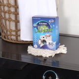 Eco Laundry Detergent Sheets,Ultra Concentrated, Enzymatic Formula, 80 Loads, Ocean Breeze Scent, Plastic-Free and Biodegradable (Ocean Breeze)