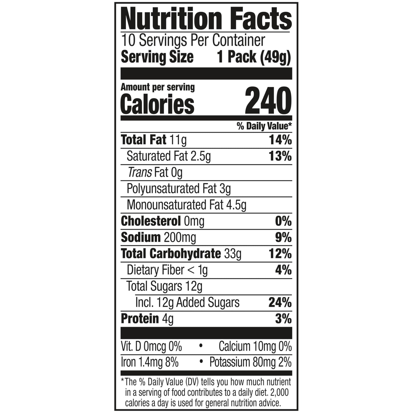 Lance Sandwich Cookies, Nekot Peanut Butter, 10 Individually Wrapped Packs, 6 Sandwiches Each