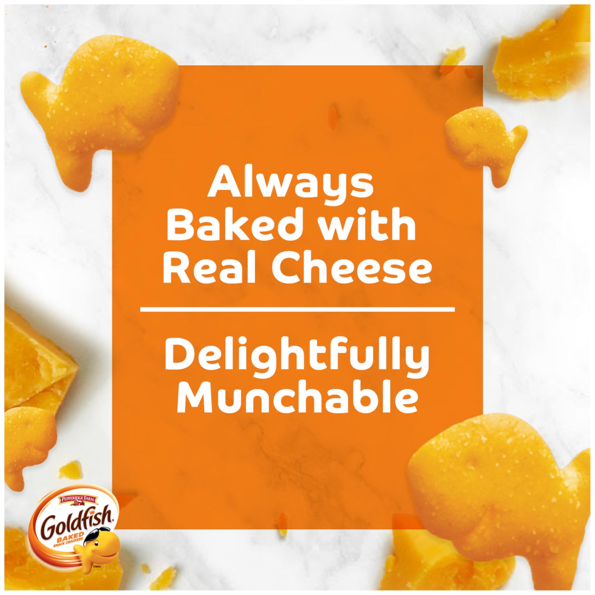 Goldfish Family Faves Crackers, Cheddar, Colors and Baby Crackers Snack Packs, 20-Ct Variety Pack
