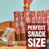 Righteous Felon Mini Meat Sticks | 100% Grass-Fed Beef Sticks | Keto, Gluten Free, Low Sugar, High Protein Snacks | Healthy Meat Snacks for Kids