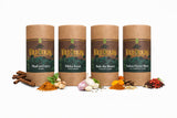 Wild Origins Gourmet Indian Spice Collection - Pack of 4 | Non GMO | Premium Spice Blends | Bold Authentic Flavors | Authentic Ingredients | Gift Set