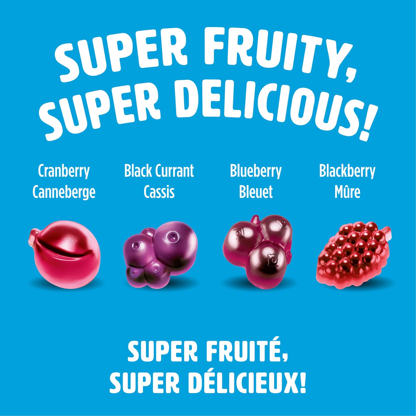 Dare RealFruit Gummies, Tropical Flavor, 180g/6.3 oz., Bag, {Imported from Canada}