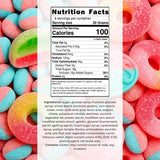 Susa Candy Swedish Candy (.5 lbs) Sweet and Sour Mix - Ovals & Skulls, Melon Booms, Ring, Fizzy Balls, Cola Pacifiers, Hand Packed in Sweden