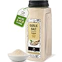 Soeos Garlic Salt 38.8 Ounce(1.1 kg), Bulk Garlic Salt Seasoning, Non GMO, Ideal for Adding Flavor to Soups, Breads, Vegetables, Meats and More