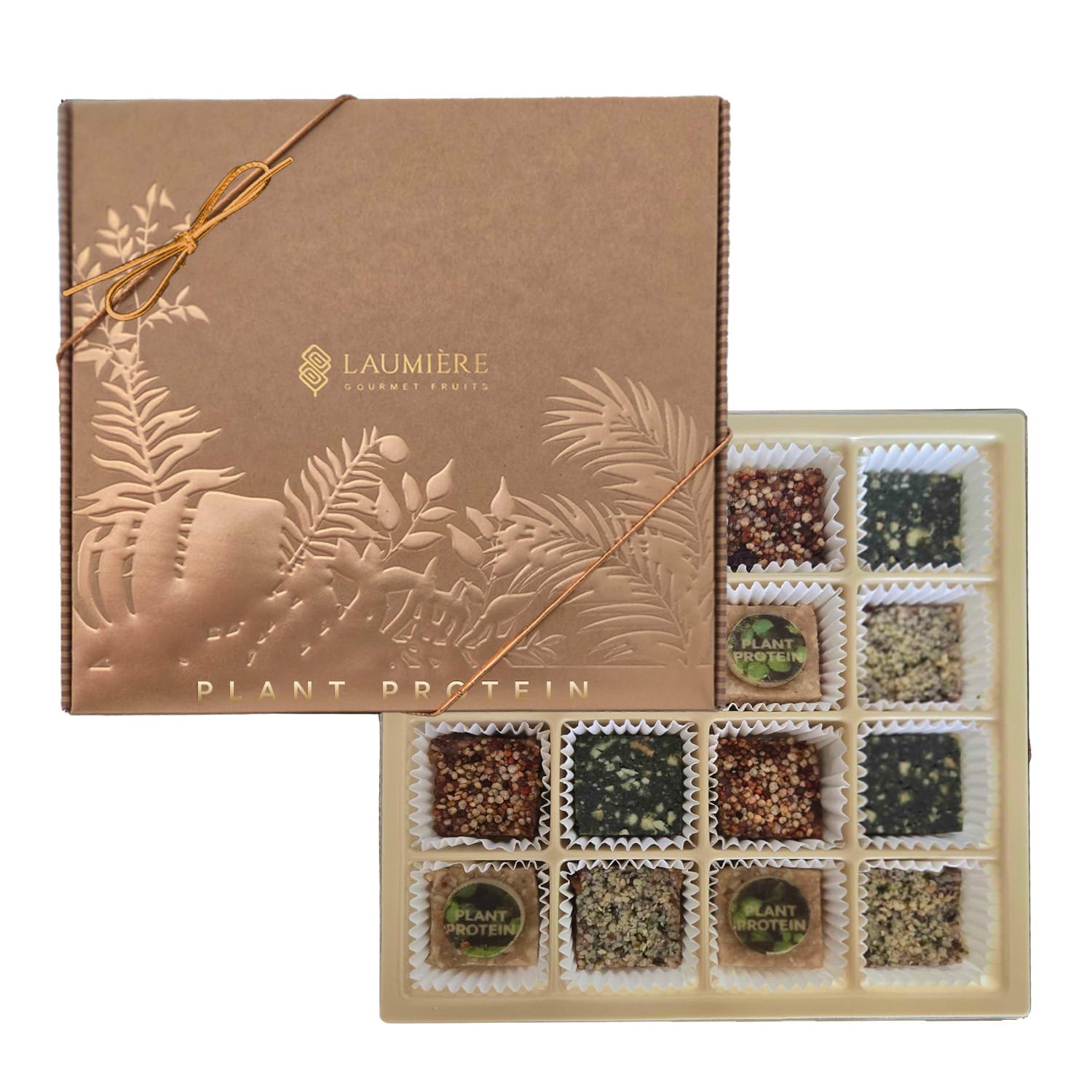 Laumiere Gourmet Fruits - Plant Protein Enriched Gourmet Treats, Grande, No Cane Sugar, Vegan & Gluten Free, Naturally Sweetened, Handcrafted Healthy