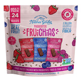 Nature's Garden Probiotic Fruichias Variety Pack - 24 Pack x 0.7oz, Probiotic Fruit Snack with Chia Seeds, Strawberry, Blueberry, Raspberry , No Sugar