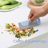 2 Pack Small Squeegees, Mini Squeegee for Windows, Mirrors, Bathroom Glass Shower Mirrors and Counter, Kitchen Countertops and Sink. Dish Scraper