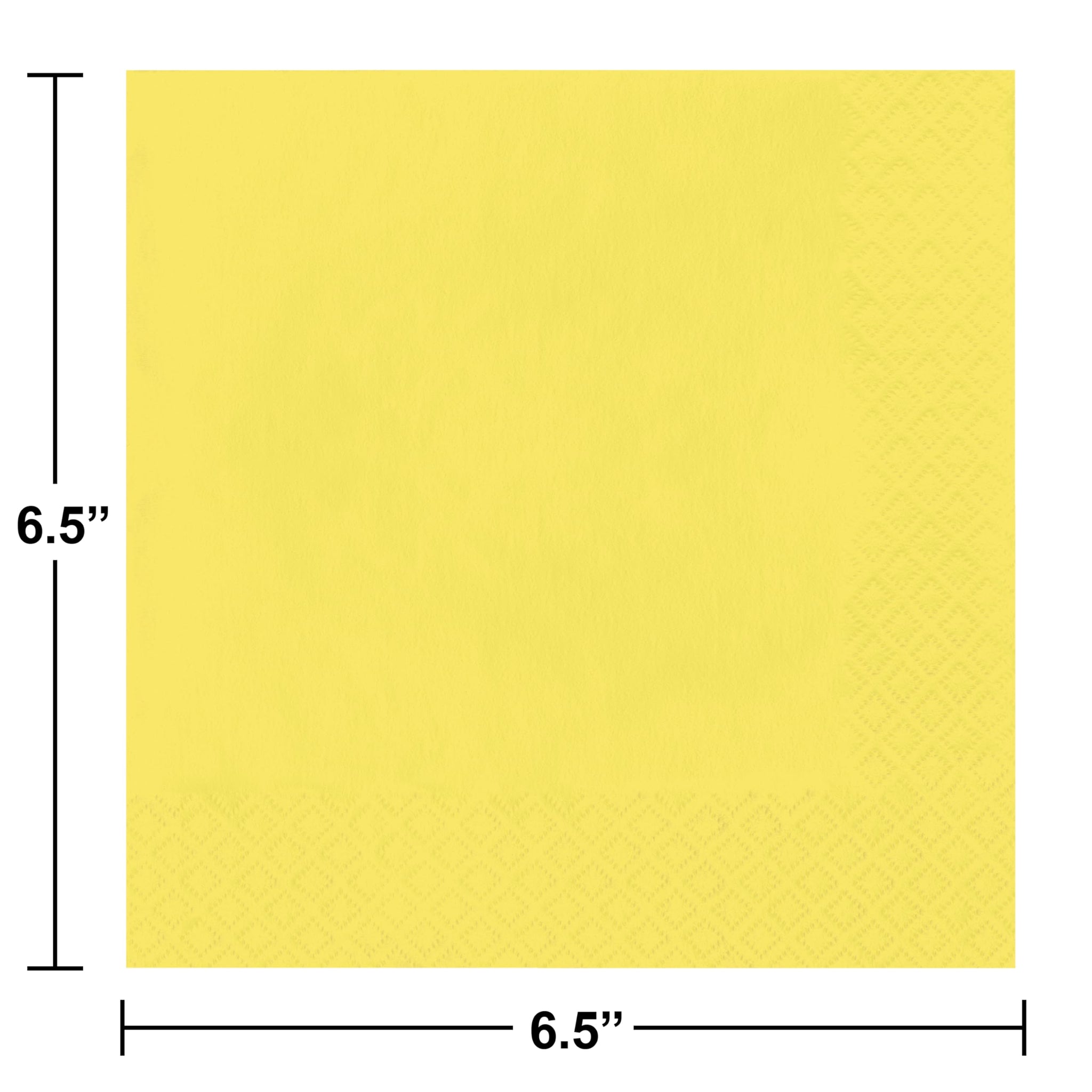 Creative Converting Party Decorations 2-Ply Luncheon Napkins, Party Supplies, One Size, Mimosa, 50ct