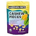 Wilderness Poets, Organic Cashew Pieces - Raw, Unsalted (2 Pound - 32 Ounce)