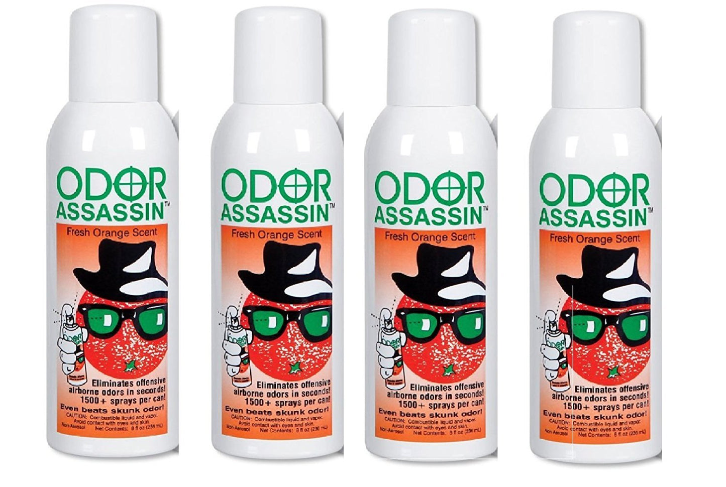 Odor Assassin Orange, Set of 4