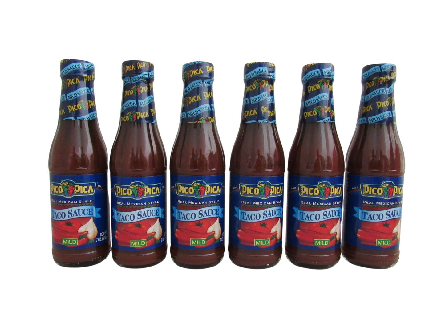 Pico Pica Mexican Taco Sauce - MILD - 7 Ounce 6 Pack