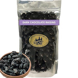 Dark Chocolate Covered Raisins - Fruity Raisins covered in 64% Rich Dark Chocolate. (2.5 lbs bag)