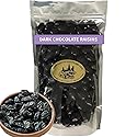 Dark Chocolate Covered Raisins - Fruity Raisins covered in 64% Rich Dark Chocolate. (2.5 lbs bag)