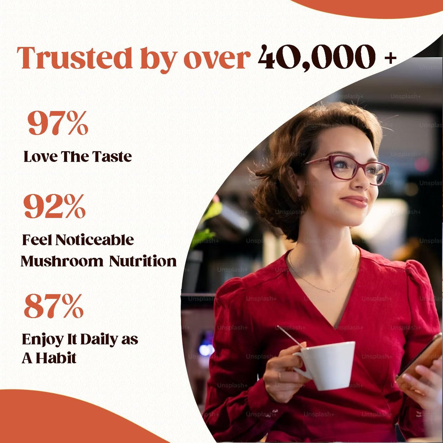 KEDISOM 10 in 1 Mushrooms Coffee, Instant Mushroom Coffee Powder with Lion's Mane, Cordyceps, Reishi, Shiitake, Turkey Tail, King Trumpet, for Focus