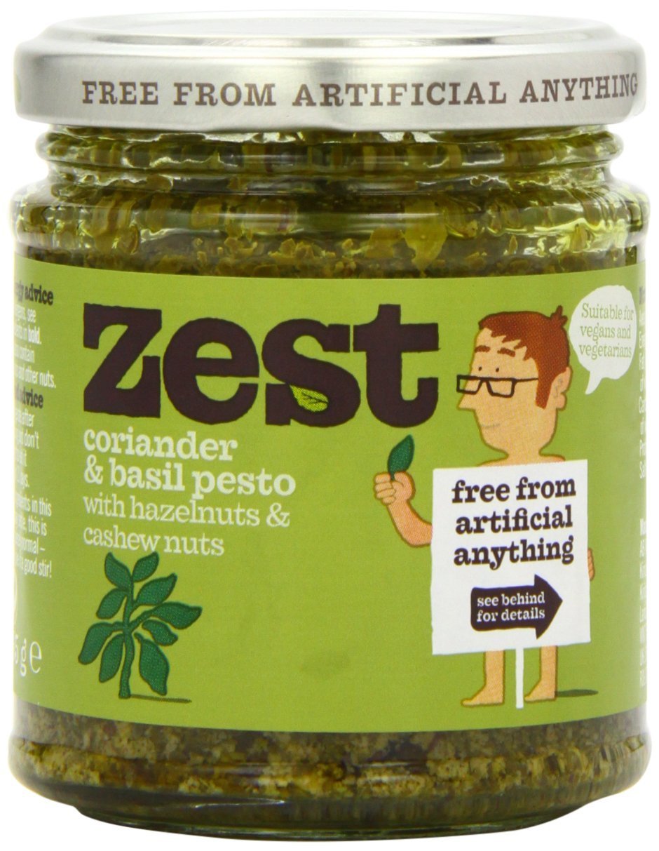 Zest Coriander & Basil Pesto (165g) - Pack of 6