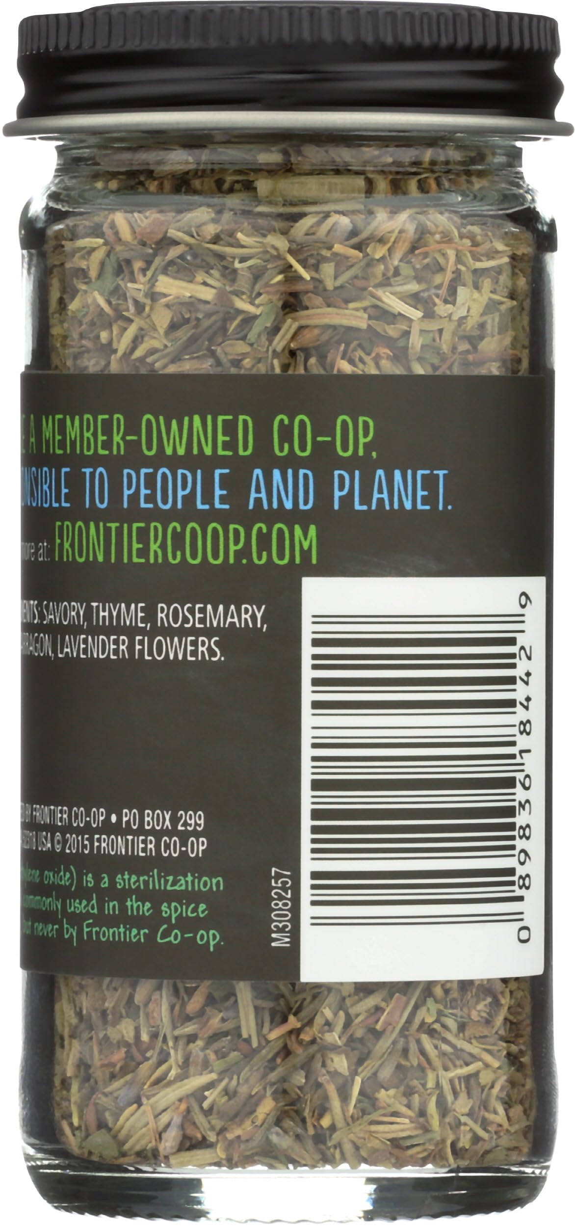 Frontier Co-op Herbes De Provence, 0.85 Ounce, French Blend of Aromatic Savory, Thyme, Rosemary, Basil Tarragon & Lavender