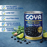 Goya Foods Black Beans, 15.5 Ounce (Pack of 8)