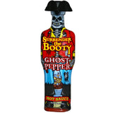 Surrender the Booty Ghost Pepper Hot Sauce - Bhut Jolokia Extreme Gourmet Heat - Premium Novelty Pirate Gift Bottle - Hot Sauce Challenge - 5oz