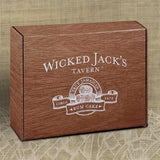 Wicked Jack's Tavern Captain's Stash Holiday Gift Box - 20-Ounce Rum Cake & 12-Ounce Gourmet Coffee, Perfect for Thanksgiving, Christmas, or