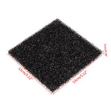 Hukai 5Pcs Universal Black Activated Carbon Foam Sponge Air Filter Impregnated Sheet Pad