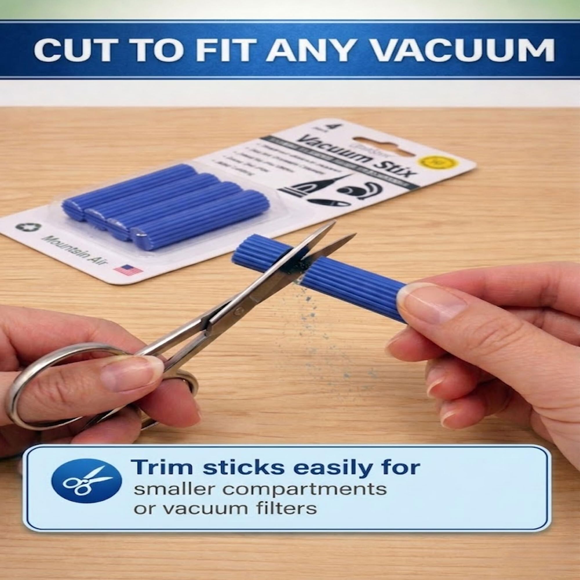 UltraScent Vacuum Stix, Vacuum Deodorizer & Air Freshener Sticks for All Vacuums, Long-Lasting Vacuum Cleaner Deodorizer, Non-Toxic, Made in USA