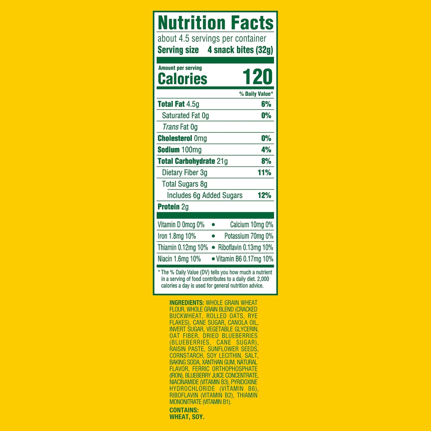 belVita Energy Snack Bites, Blueberry and Sunflower Seed, 5 oz