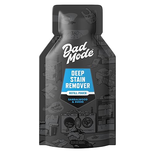 DadMode Deep Stain Remover Refill Pack, Laundry Stain Remover Spray, for Impossible Clothing Stains & Odors, 13.5 oz