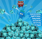 Gourmet Blue Raspberry Flavored Popcorn by It's Delish, 1 lb Bulk Bag | Air Popped Pop Corn Snack - Fruity Blue Themed Candy Confetti | Birthday