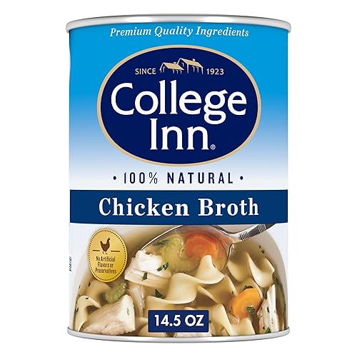 College Inn Chicken Broth 99% Fat Free, 14.5 Ounce, Clear (322300)