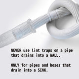 48 PCS Lint Traps Washing Machine Lint Trap Stainless Steel lint Snare Traps Laundry Mesh Washer Hose Filter Washing Machine Lint Snare, Lint Traps