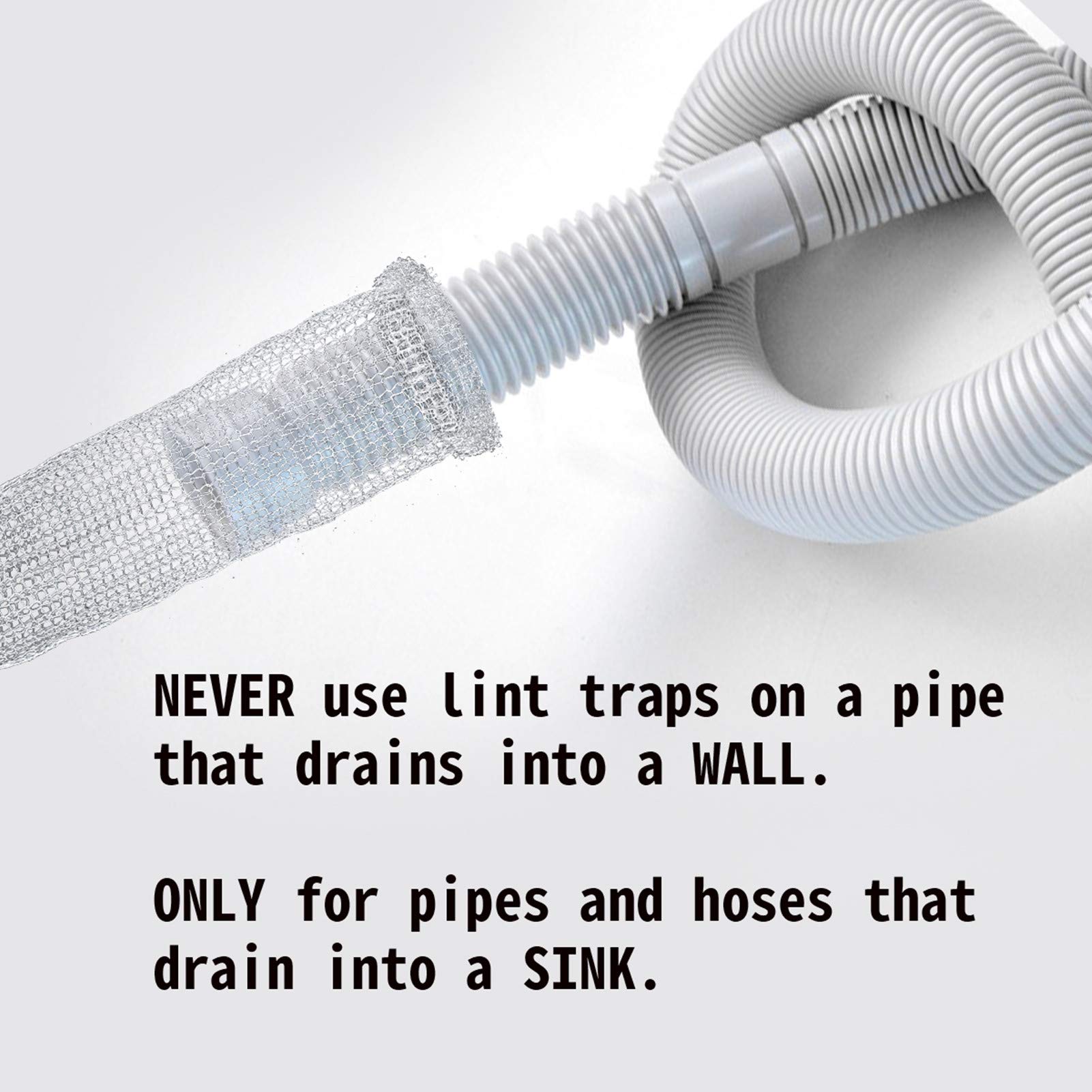 48 PCS Lint Traps Washing Machine Lint Trap Stainless Steel lint Snare Traps Laundry Mesh Washer Hose Filter Washing Machine Lint Snare, Lint Traps