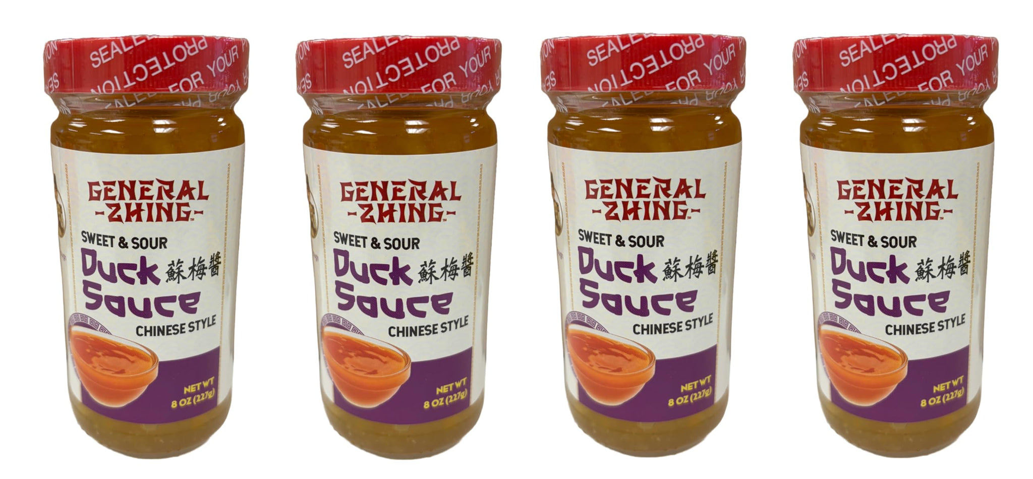 General Zhing Chinese Sweet & Sour Sauce - 8 Ounce Jar of Authentic Chinese Duck Sauce (4)
