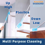 Baseboard Buddy | Lightweight Home Cleaning Essential, Perfect for Baseboards, Moldings & Walls, Glide & Wipe Trapping & Locking Dirt & Dust | As Seen