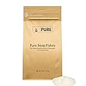 Pure Original Ingredients Soap Flakes (3 lb) Tallow Based, Homemade Laundry Detergent, Granulated Soap