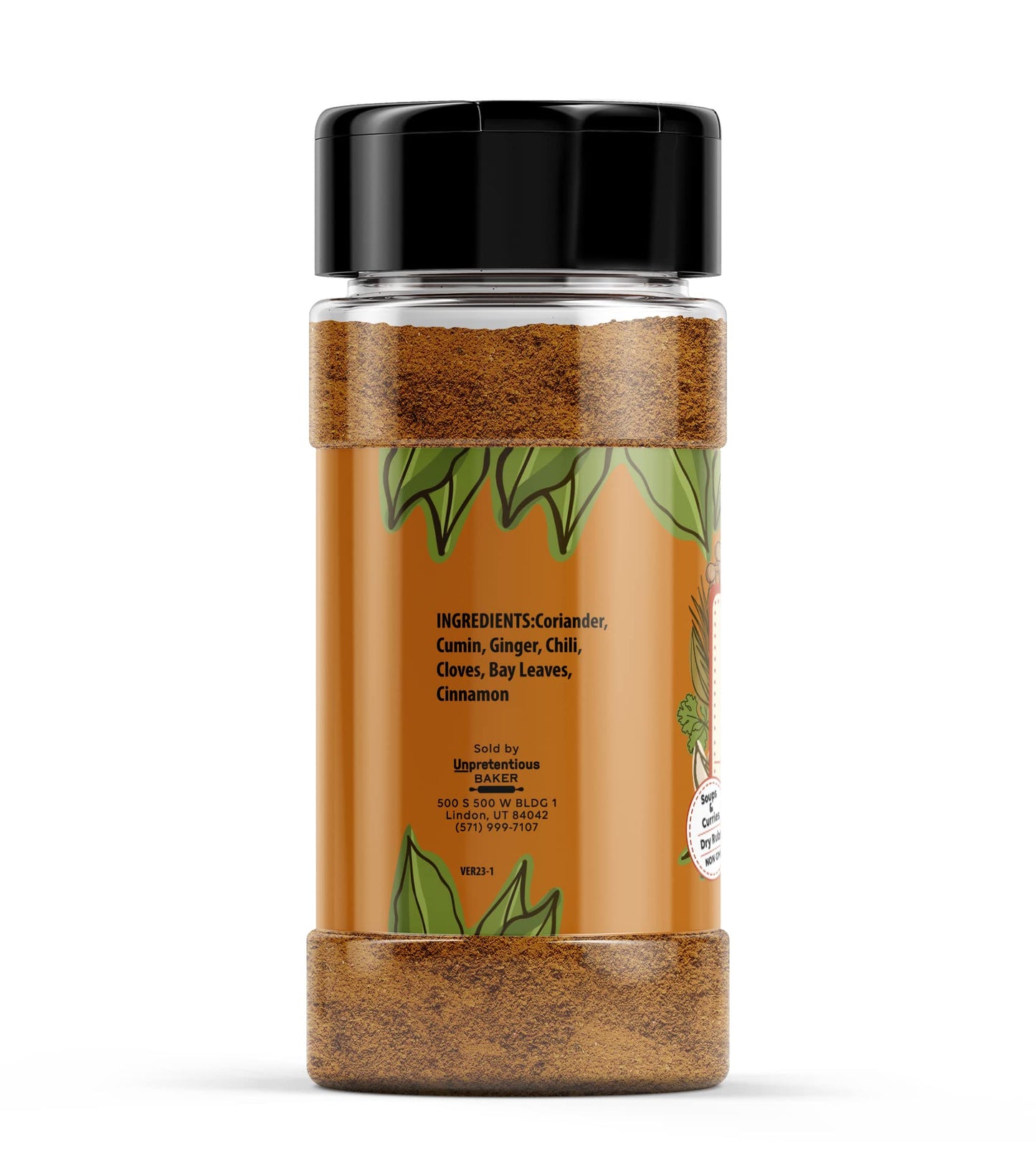 Unpretentious Garam Masala, 5 Tbsp, Indian Spice Blend, Non GMO, Delicious Curry Seasoning