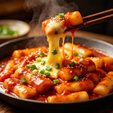 APEXY Korean Rice Cakes for Tteokbokki, Authentic Chewy Korean Rice Cake Sticks, Gluten Free, Vegan, Non-GMO Topokki Rice Cakes for Asian Cooking