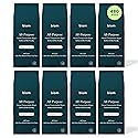 Biom All-Purpose Cleaning Wipes Refill (8pk x 60ct Each)- Fragrance Free - Biodegradable, All Natural, Plant-Based, Non-Toxic Wipes for Home & Travel