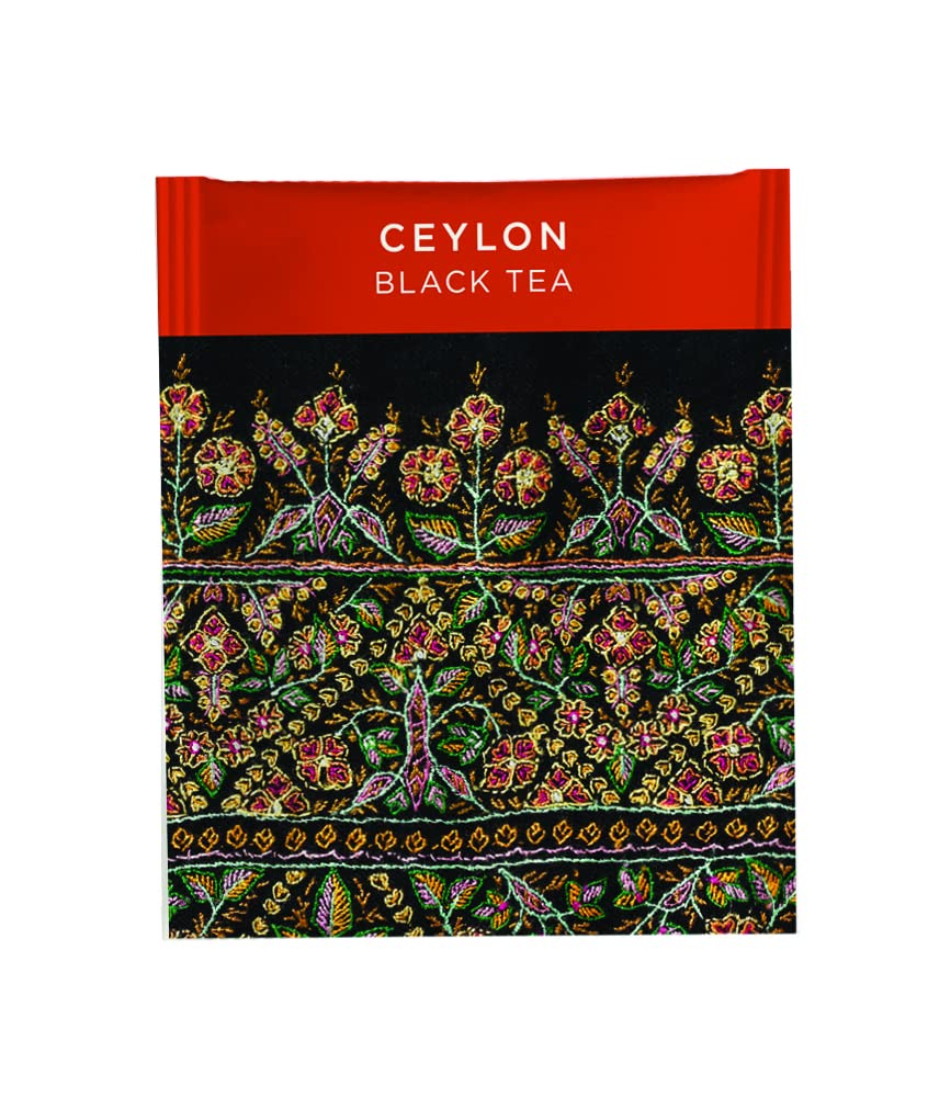 Ceylon Black Tea - 25 Individually Wrapped Tea Bags - Smooth & Aromatic Sri Lankan Blend by Newby Teas
