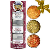 Global Blends: The Traveling Table Seasonings | Gift Packaged Set of 3 Spice Blends | All Natural, Non GMO | Gourmet Infused Spice & Herb Blends |