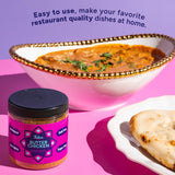 Fadwa Masala Butter Chicken Spice Mix - 4.5 oz Jar, Salt & Sugar Free, Non-Spicy Authentic Desi Spices for Pakistani & Indian Cooking, Curry, Garam