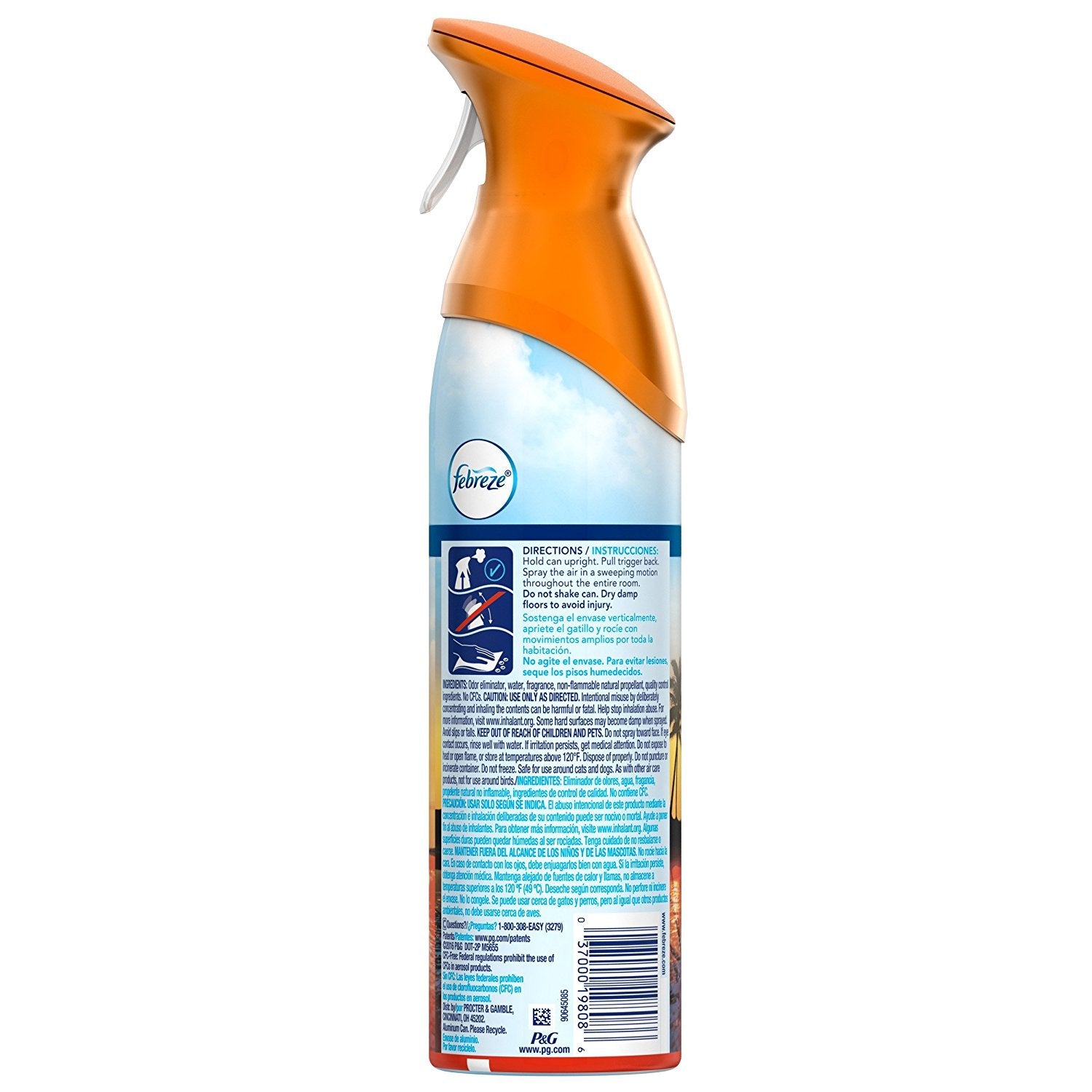 Febreze Air Freshener, Air Effects Hawaiian Aloha Air Freshener, 9.7 Ounce