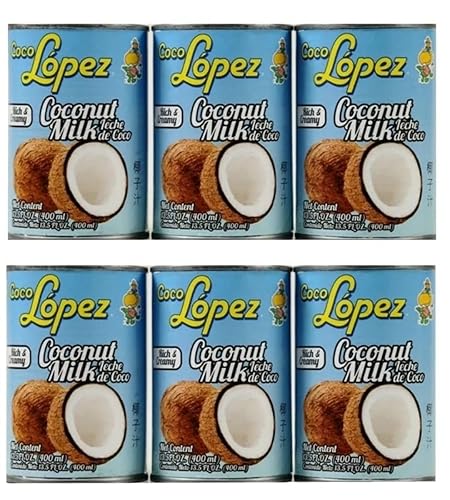 Coco Lopez coconut milk 6 cans 13.5 onz