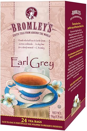 Bromley's Earl Grey Black Tea, 24 Count