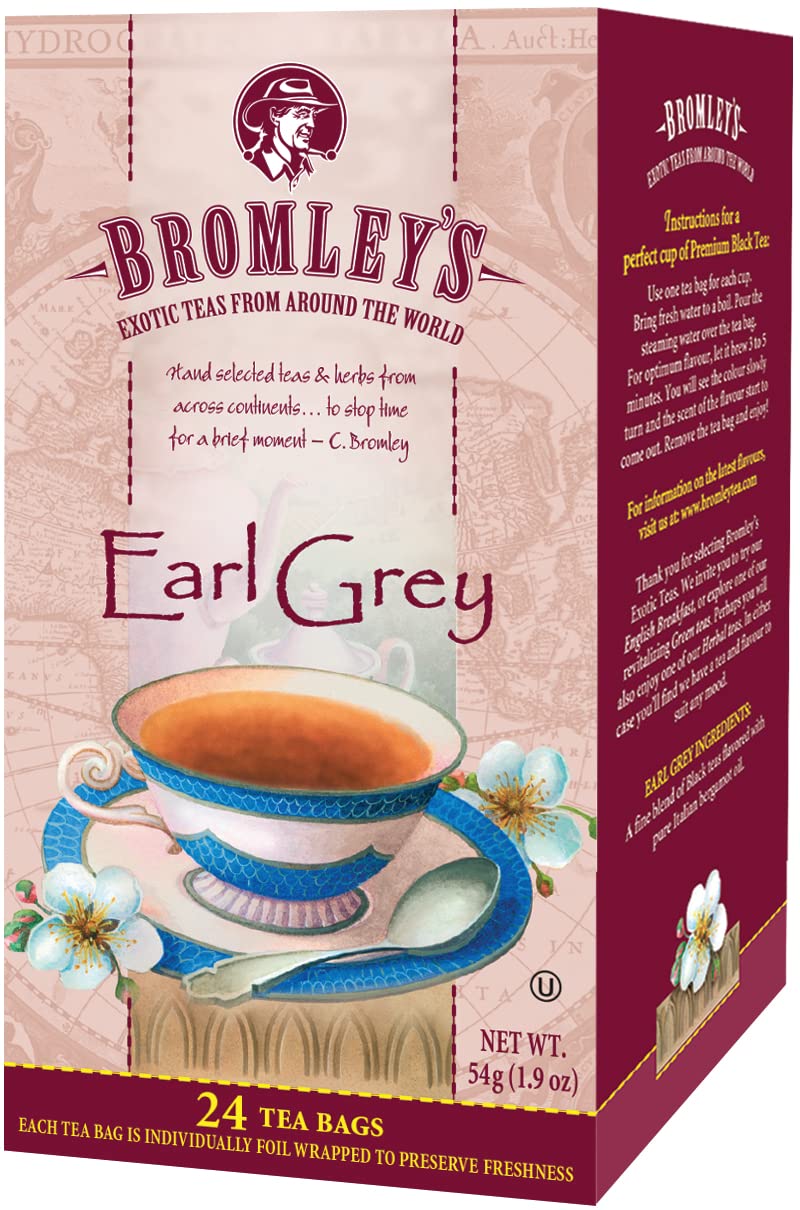 Bromley's Earl Grey Black Tea, 24 Count