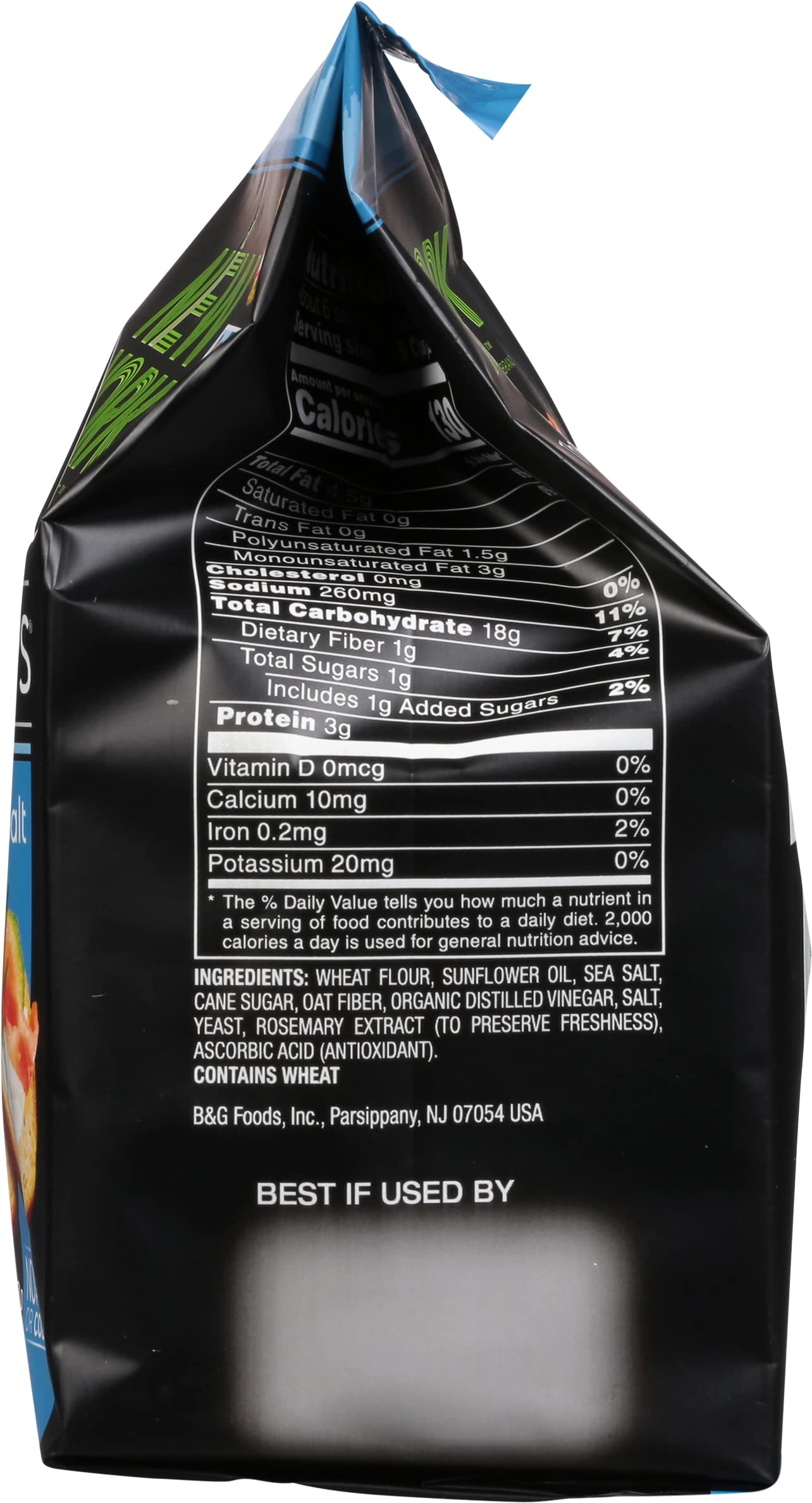 New York Style Bagel Crisps, Sea Salt, 6 Ounce