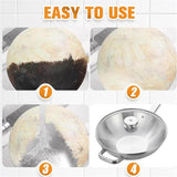 WERGOOD Powerful Burnt Residue Remover Paste For Cookware, Iron Pot Black Stain Remover, Heavy Duty PanCleaner & Stainless Steel PanCleaner
